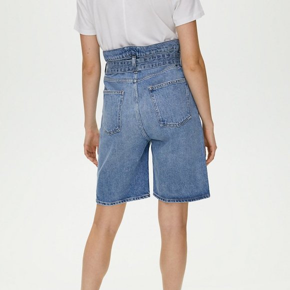 AGOLDE Reworked 90s High Rise Denim Shorts - Picture 6 of 6